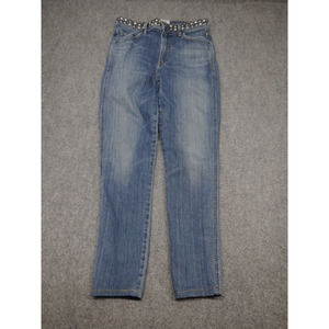 AgoldE‎ Roxanne Super High Rise Skinny Jeans Studded Women's Size 25 Blue